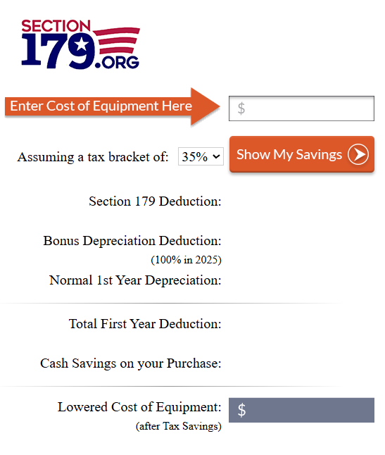 Section 179 Calculator